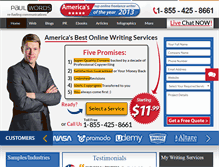 Tablet Screenshot of paulwords.com